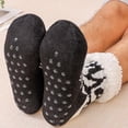thumbnail image 6 of ZELVINN Thick Fleece Lined Slipper Socks with Funny Pattern for Women Men Nonslip Grippers Warm Winter Floor Socks for Co, 6 of 13