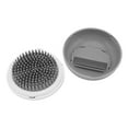 thumbnail image 4 of Pet Bath Brush, Prevent Slip Round Comfortable Grip Dog Shower Brush Small With Comb For Rabbits For Guinea Pig Gray PTw1917, 4 of 8