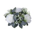 thumbnail image 4 of Anillo De Vela Con Flores Artificiales Pequeño Para Mesa, Día De San Valentín, Día De Acción De Gracias, Color, 4 of 8