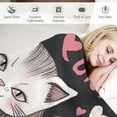 thumbnail image 3 of ARISTURING Cat Blanket Gifts for Women Cat Gifts for Cat Lovers Soft Flannel Kawaii Cat Throw Blanket for Kids Adults, 3 of 6