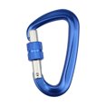 thumbnail image 2 of 5 Pcs Mousqueton avec Vis Verrouillage Portail 12KN Mousqueton Robuste pour Hamacs Camping Randonnée Sac à Dos, 2 of 8