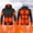 Black#B, variant on Mens Jackets Outdoor Warm Clothing Heated For Riding Skiing Fishing Charging Via Heated Coat