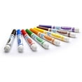 Crayola Washable Markers, Broad Point, Classic Colors, 8/Pack 587808