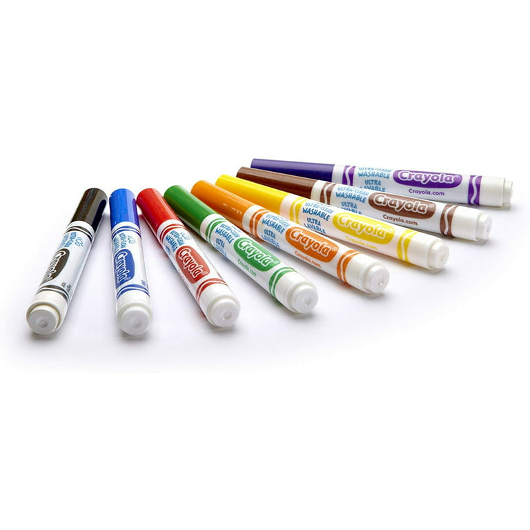 Crayola Broad Line Markers, School Supplies, Assorted Colors, 8 Count