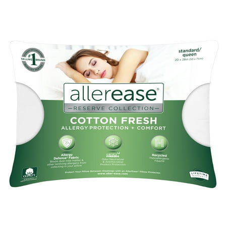 AllerEase Reserve Cotton Fresh Pillow Standard/Queen set 2