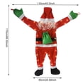 thumbnail image 3 of Blusa Decoración colgante esponjosa de Papá Noel con regalos de fiesta con luz LED (luz cálida 17 Kuymtek luz cálida 170cm Única para Unisex, 3 of 8