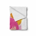thumbnail image 2 of Zodiac Taurus Soft Flannel Fleece Blanket, Abstract Woman Illustration Pink Hair and Orange Horns Female Taurus Portrait, Cozy Plush for Indoor and Outdoor Use, 70" x 90", Multicolor, by Ambesonne, 2 of 6