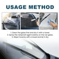 thumbnail image 5 of Tgbvmt Rainproofing Agent for Car Windshield, Long-lasting Defogging Spray, 120ml Glass Hydrophobic Cleaner Nano Technology Windshield Rain Repellent for Clear Anti-Fouling Water Resistant Coating, 5 of 9