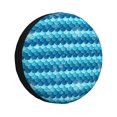 thumbnail image 1 of Fotbe Pearlescent Scales Funda de Llanta de Repuesto con Estampado, Engrosada, Ajuste Universal para Jeep, Remolque, RV, SUV, Camión-14 inch, 1 of 6