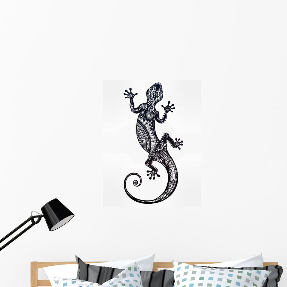 Gecko Lizard Wall Art Sticker Large Vinyl Transfer Graphic Decal Home Decor an7