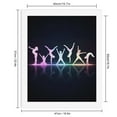 thumbnail image 2 of Paint By Numbers Kit for Adults Beginner - DIY Silhouettes Colorful Dance Poses Canvas Painting Kits for Adults, Frameless Paint By Number for Adults for Home Wall Decor 16x20 Inch, 2 of 7