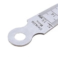 thumbnail image 4 of Regla de acero con escala doble para la medición de agujeros, 4 of 5