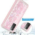 thumbnail image 5 of Samsung Galaxy S21 Plus 5G Case, Rosebono Graphic Design Shockproof Impact Resistant Protective Full-Body Rugged Clear Hybrid Bumper Case for Samsung Galaxy S21 Plus 5G (Pink Shell), 5 of 5