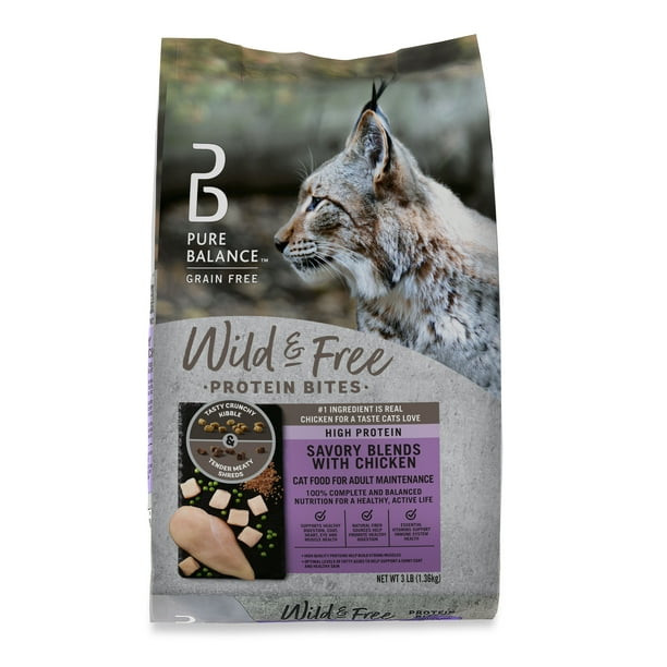 Pure Balance Wild & Free Protein Bites Savory Blends with Chicken Dry