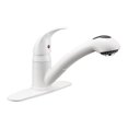 thumbnail image 2 of Grifo de Cocina Dura Faucet DF-NMK852-WT Blanco con Manguera Extraíble, 2 of 9