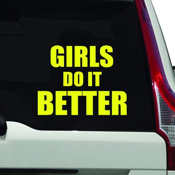 VWAQ- Girls Do It Better, Car Sticker