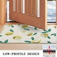 thumbnail image 3 of Yellow Lemon Fruit Slices Beige Pattern Door Rugs,Washable Non Slip Door Mats Indoor,Decorative Door Mats,Entry Mat Indoor for Entrance,Bedroom,Kitchen,Bathroom,17"x30", 3 of 6