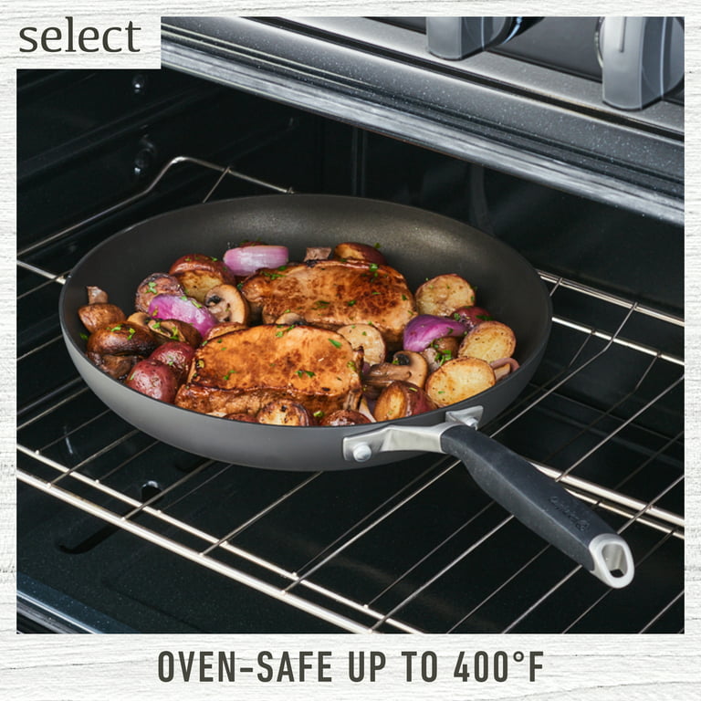 Select by Calphalon Hard-anodized Nonstick 3-Quart Saute Pan with Cover 