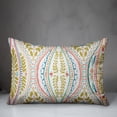 thumbnail image 3 of Creative Products Lime Peach Folk Pattern 14x20 Indoor / Outdoor Pillow, 3 of 3