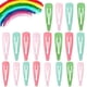 thumbnail image 1 of 40 clips para el cabello de 2 pulgadas, hebilla de metal para mujer, accesorios para el cabello, clip de gota de color, 1 of 6
