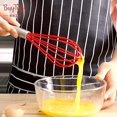 thumbnail image 2 of Juego De 3 Batidores De Silicona Rojos, Juego De Batidores De Globos, Espumadores De Huevos, Batidores De Leche Y Huevos, Utensilios De Cocina para Licuar, Batir, Batir, Revolver, 2 of 5