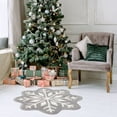 thumbnail image 3 of Tapis de Bienvenue Flocon de Neige Festif Non Rond Tapis de Sol pour Entrée, 3 of 6