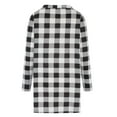 thumbnail image 5 of Lilgiuy Fashion Women Casual Pockets Printed Long Sleeve Tops Jacket Plaid Coat for Basketball Football, 5 of 5