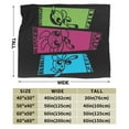 thumbnail image 3 of The Powerpuff Girls Bed Blanket Air Conditioner Quilt Ultra Soft Flannel Blanket All Season Fuzzy Blanket Reversible Fluffy Plush Blanket 40"X30", 3 of 8