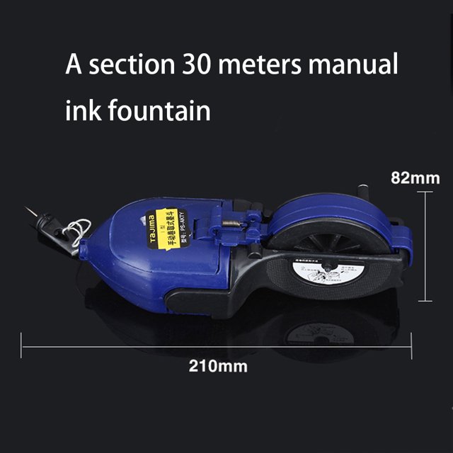 Woodworking Construction Tool Automatic Manual Carpenter Ink line; Woodworking ink Marker Fountain Duct Chalk Line