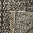 thumbnail image 5 of SAFAVIEH Courtyard Robert Striped Indoor/Outdoor Runner Rug, Light Grey/Black, 2'3" x 8', 5 of 10