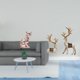 thumbnail image 2 of Elegante Colección De Figuras De Animales Con Estatuas De Gatos Y Renos. Adornos Artísticos Para La Decoración Del Hogar: Chimenea, Sala De Estar, Oficina., 2 of 8