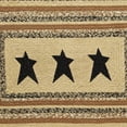 thumbnail image 2 of Stencil Star Rectangular Jute Rug, 2 of 3