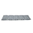 thumbnail image 2 of Floral Floor Pillow Lounger Cover, Ombre Flowers Romantic Perennial Bouquet Florets Digital Watercolor Effect Art Image, Nap Mat Printed Fabric Case for 5 Pillows, 88" x 27", Grey Navy, by Ambesonne, 2 of 5
