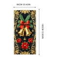 thumbnail image 3 of Dmlowu Christmas Door Cover - 2025 Merry Christmas Front Door Decorations, 35x73 inch Exquisite Christmas Door Covers Present for Holiday Party Christmas Decorations Indoor & Outdoor, 3 of 7