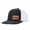 Black and white, variant on DAD Leather Patch Embroidered Color Block Trucker Hat Unisex Adjustable Cotton Breathable Fashion Cap for Travel Daily Wear