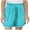 Blue, variant on Girls Summer Casual Shorts Feel Elastic Waist With For Big Kids And Tweens Comfortable Athletic Play Shorts Youth Girl