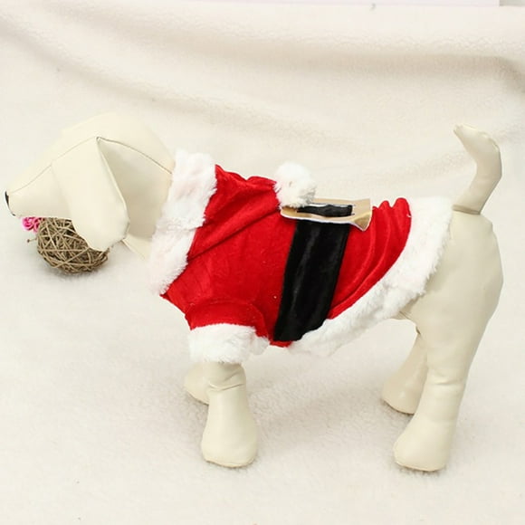 TIMIFIS Dog Christmas Outfit Cat Dog Clothes Christmas Pet Dog Clothes Santa Doggy Costumes Pet Apparel