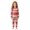 D3-Red, variant on sdbrld Kids Girl Christmas Pajamas Set Shirts and Shorts Jammies Xmas Matching Pjs Outfits Sizes 4-5 Years