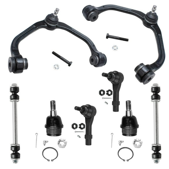 Detroit Axle - Front End 8pc Suspension Kit for Ford Ranger Mazda B2300 B2500 B3000 B4000 2 Upper Control Arms w/Ball Joints   2 Sway Bars 2 Outer Tie Rods Replacement 2 Lower Ball Joints