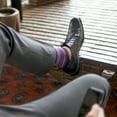 thumbnail image 4 of Pierre Henry Over the Calf Socks for Men (9 pairs) | Colorful Funky Dress Socks | Cotton made over the calf dress socks, 4 of 5