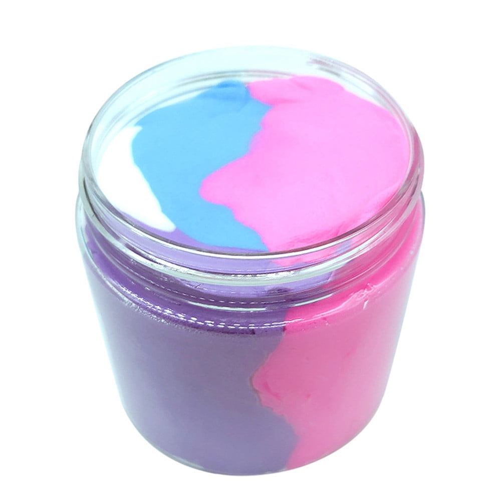 Beautiful Color Mixing Cloud Slime Putty Scented Stress Kids Clay Toy 