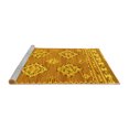 thumbnail image 2 of Ahgly Company Machine Washable Indoor Rectangle Persian Yellow Traditional Area Rugs, 7' x 10', 2 of 4
