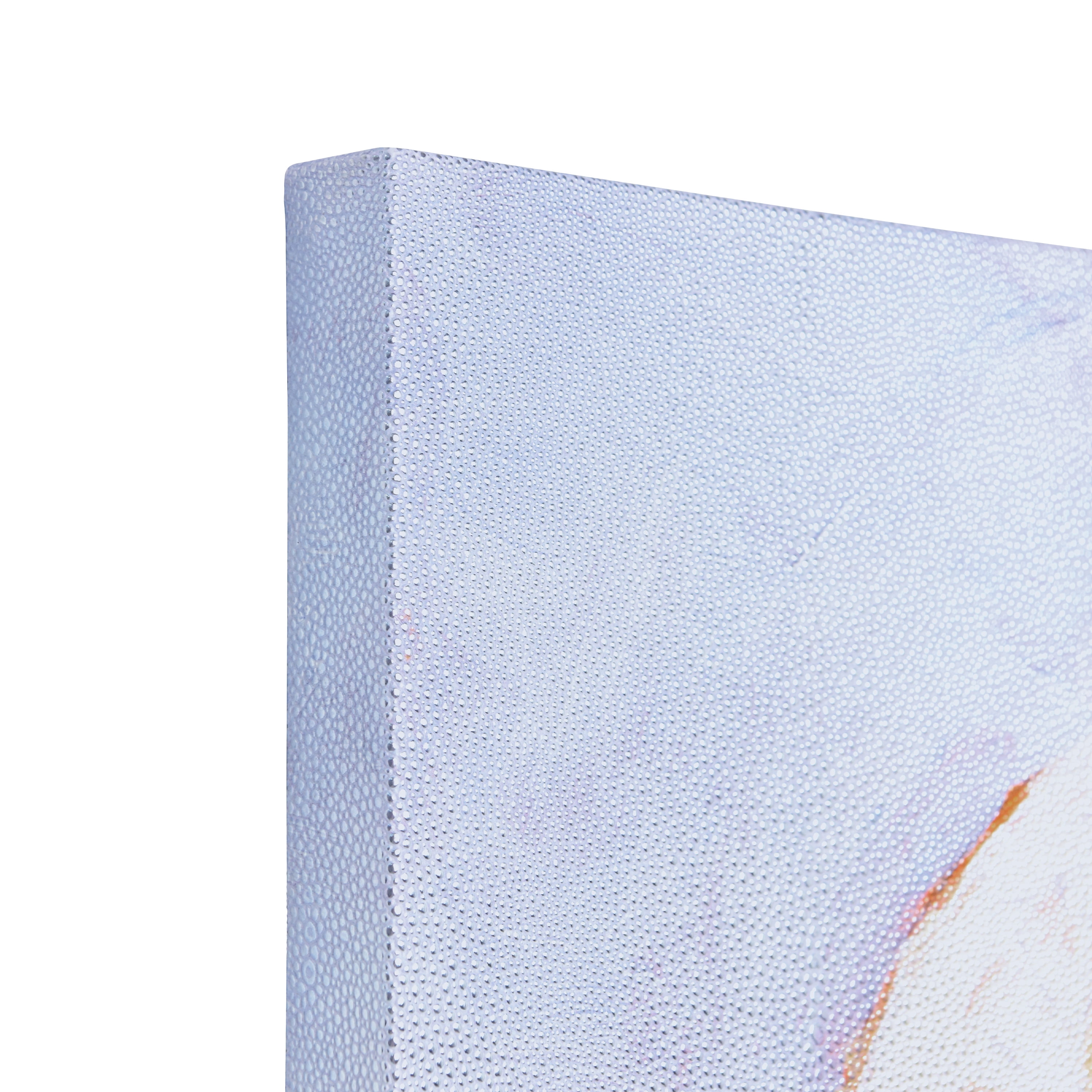 "Coastal Serenity I & II", Beach-themed Artwotk on Silver Metallic Shagreen Wrapped Canvas Wall Art Set, sized 22"x22"