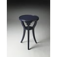 thumbnail image 2 of Butler Specialty Company Dalton Wood Round 15.75"W Accent Table - Navy Blue, 2 of 2