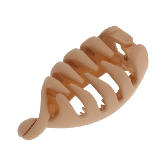 Unique Bargains 1 Pc Grace Banana Hair Clips for Home Orange