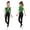 Green, variant on Girls Full Body Gymnastics Leotard Metallic Dance Unitard Long Sleeve One Piece Shiny Bodysuit Gold 12
