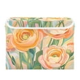 thumbnail image 7 of Yayeee Collapsible Cube Storage Bin with Lid Fabric Closet Decorative Basket with Handles, Abstract Floral Art, 7 of 7