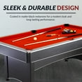 thumbnail image 7 of Hathaway Maverick Pool Table with Table Tennis Top, 7-ft, Red, 7 of 7