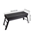thumbnail image 3 of Hvmvliv BBQ Grill Foldable Barbecue Grill Outdoor 2-4 Person Barbecue Rack Portable Barbecue Stove Camping Charcoal Small Oven Black, 3 of 8