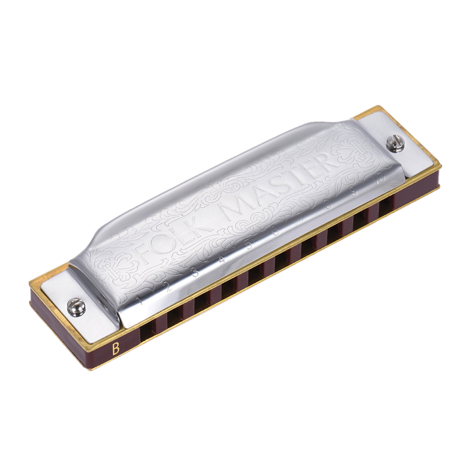 Suzuki 1072-B Folkmaster Standard 10-Hole Diatonic Harmonica Key